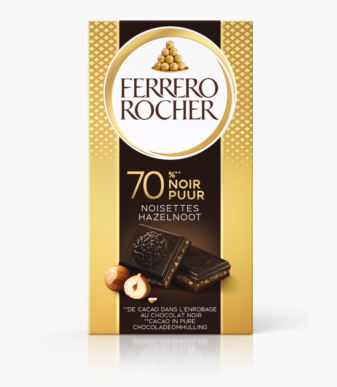 Ferrero Rocher – Tablette Chocolat Noir Noisettes 90g