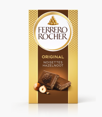 Ferrero Rocher – Tablette Chocolat Lait Noisettes 90g