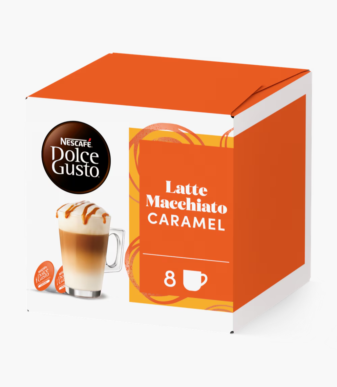Nescafé Dolce Gusto – Latte Macchiato Caramel | 16 Capsules
