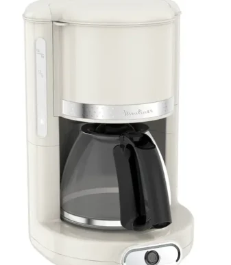 MOULINEX Cafetière filtre, Soleil, 15 tasses, Ivoire