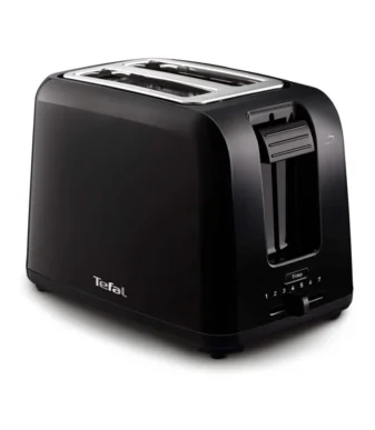 TEFAL Grille Pain, 2 fentes, Modèle noir scintillant, 7 niveaux