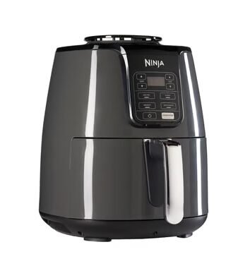 NINJA Airfryer 3,8 L Autonome 1550 W Friteuse d'air chaud Noir Ninja AF100 Unique 3,8 L Autonome 1550 W Friteuse d'air chaud Noir
