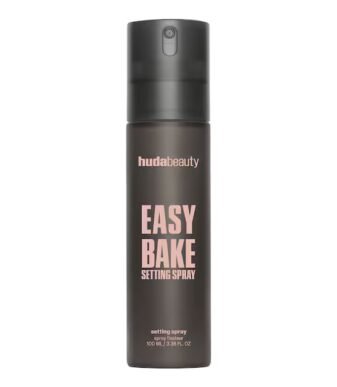 HUDA BEAUTY Easy Bake Setting Spray – Spray fixateur maquillage tenue 16 h