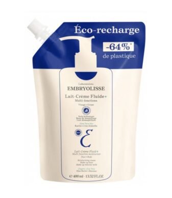 EMBRYOLISSE Eco Recharge Lait-Crème Fluide+ Multi-Fonctions - Visage et Corps - Tous Types de Peaux
