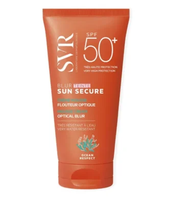 SVR - Sun Secure Blur Crème Mousse Solaire Teintée SPF50+ - Visage - Peaux Sensibles, 50ml