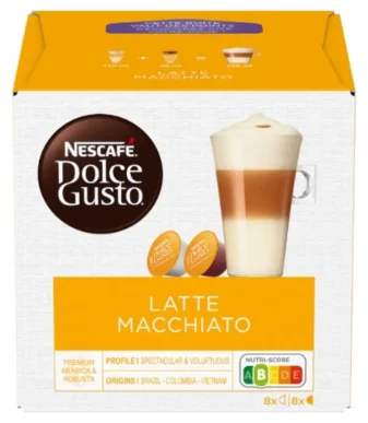 Nescafé Dolce Gusto – Latte Macchiato Caramel | 16 Capsules