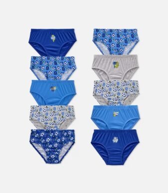 PRIMARK - Lot de 10 Slips à Motifs Football Pour Garçon