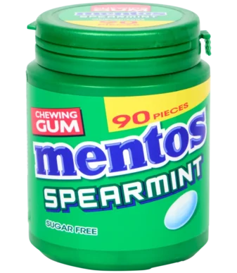 MENTOS - Chewing-gum Menthe verte 90 pièces
