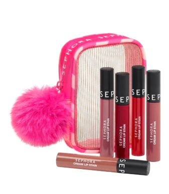 SEPHORA - KIT DE 5 ROUGES VELOUTÉS SANS TRANSFERT - Avec une teinte en édition limitée